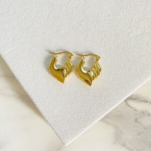 Wing Hoops Earrings