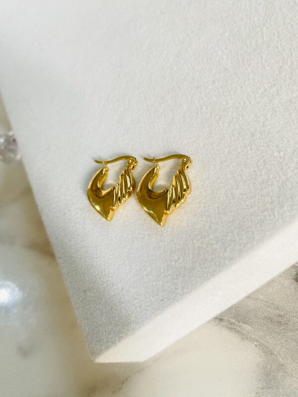 Wing Hoops Earrings - Image 3
