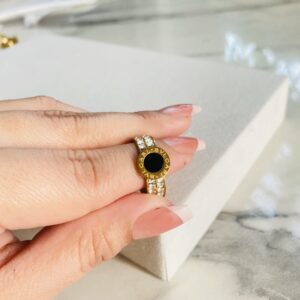 Black Stone Ring