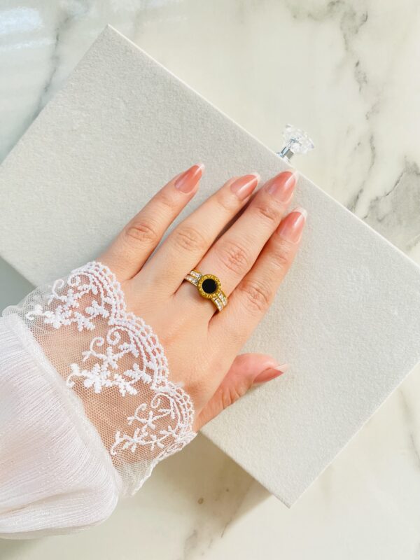 Black Stone Ring - Image 5